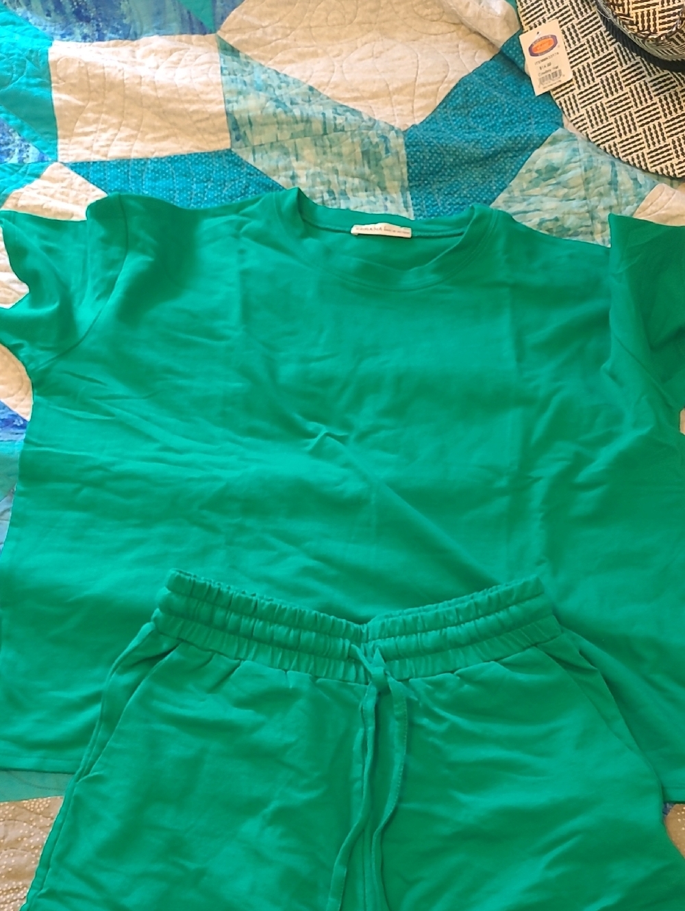 Zenana Womens Short and T-shirt Matching Set